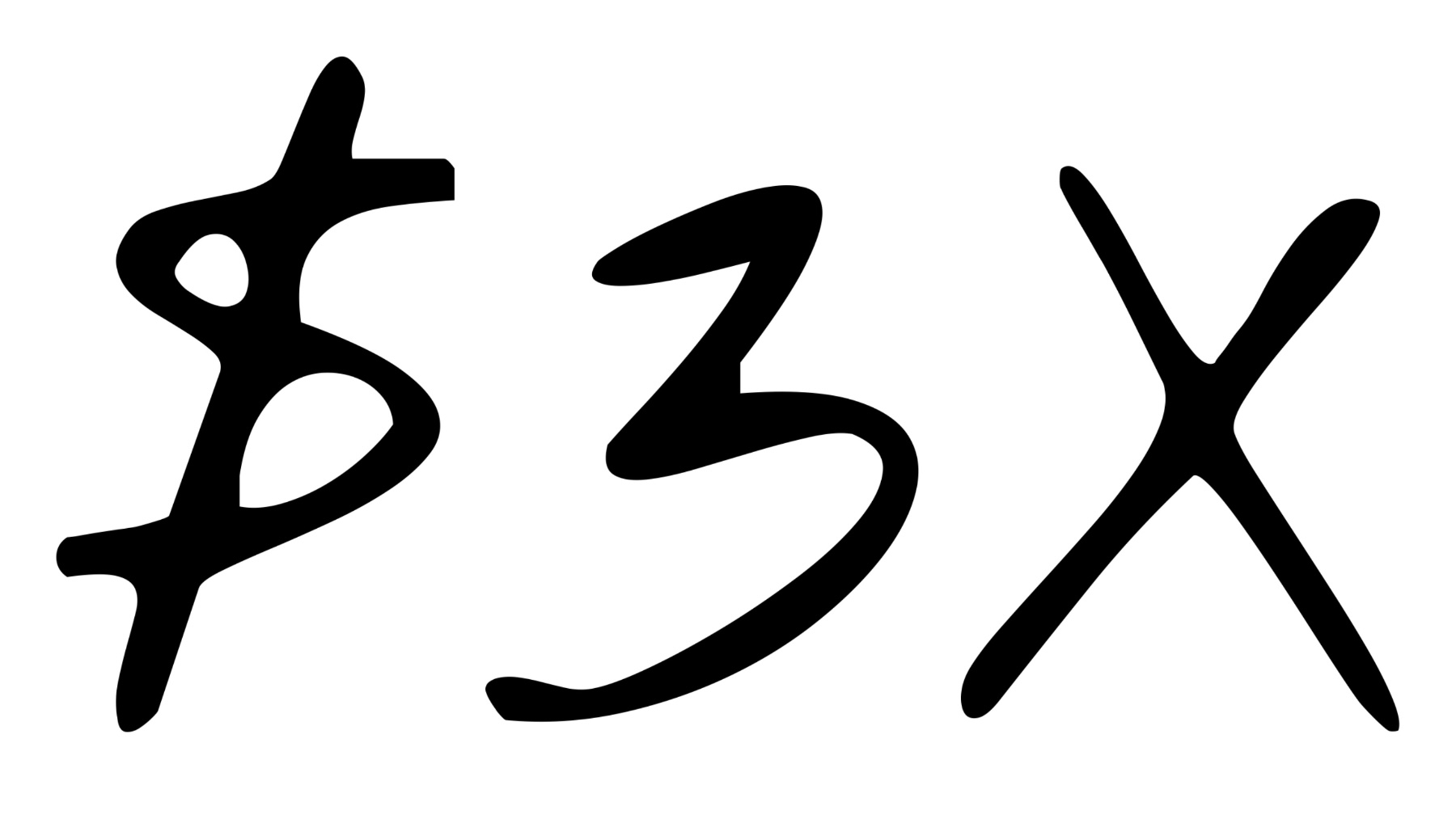 $3X Logo